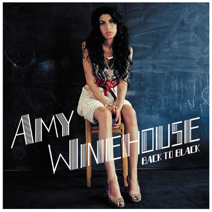 Framed Amy Winehouse Back To Black Vinyl Album Art