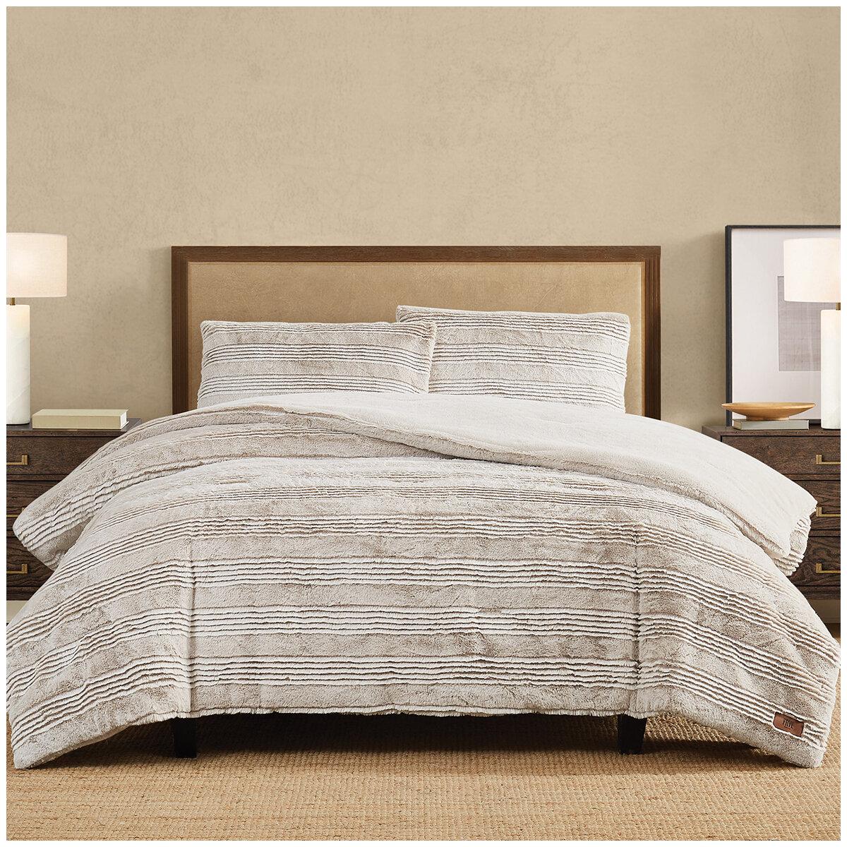 Frye Carved Comforter Set 3 Piece King