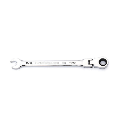 GEARWRENCH 11 32 90T Flexhead Ratcheting Combination Wrench 86742