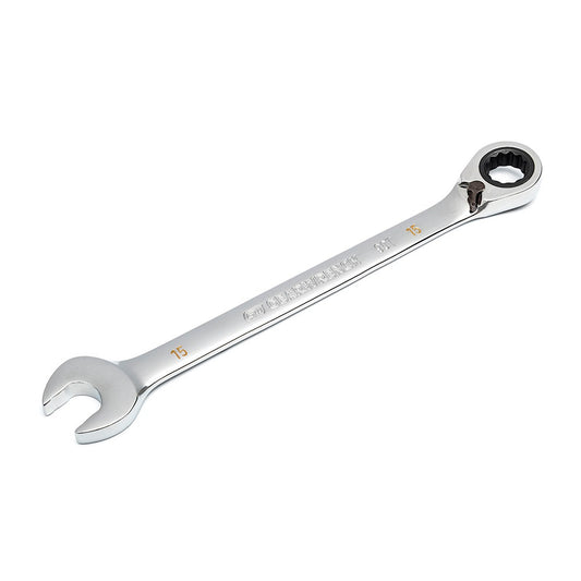 GEARWRENCH 15mm 90T R OE Ratcheting Reversible Combination Wrench 86615