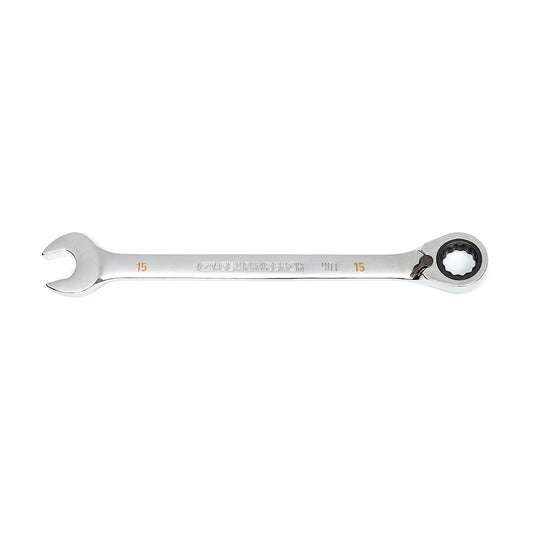 GEARWRENCH 15mm 90T R OE Ratcheting Reversible Combination Wrench 86615