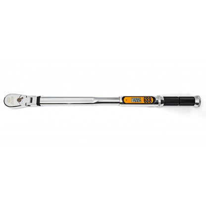 GEARWRENCH 1 2inch Drive Flex-Head Electronic Torque Wrench w. Angle 25 - 250 Ft-lb 85196