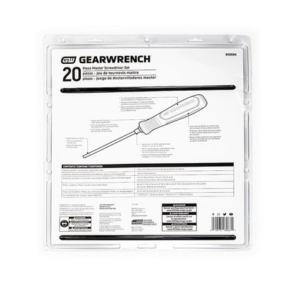 GEARWRENCH 20 Piece Screwdriver Set 80066H