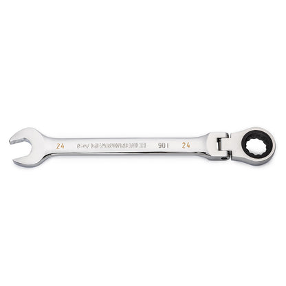 GEARWRENCH 24mm 90T Flexhead Ratcheting Combination Wrench 86724
