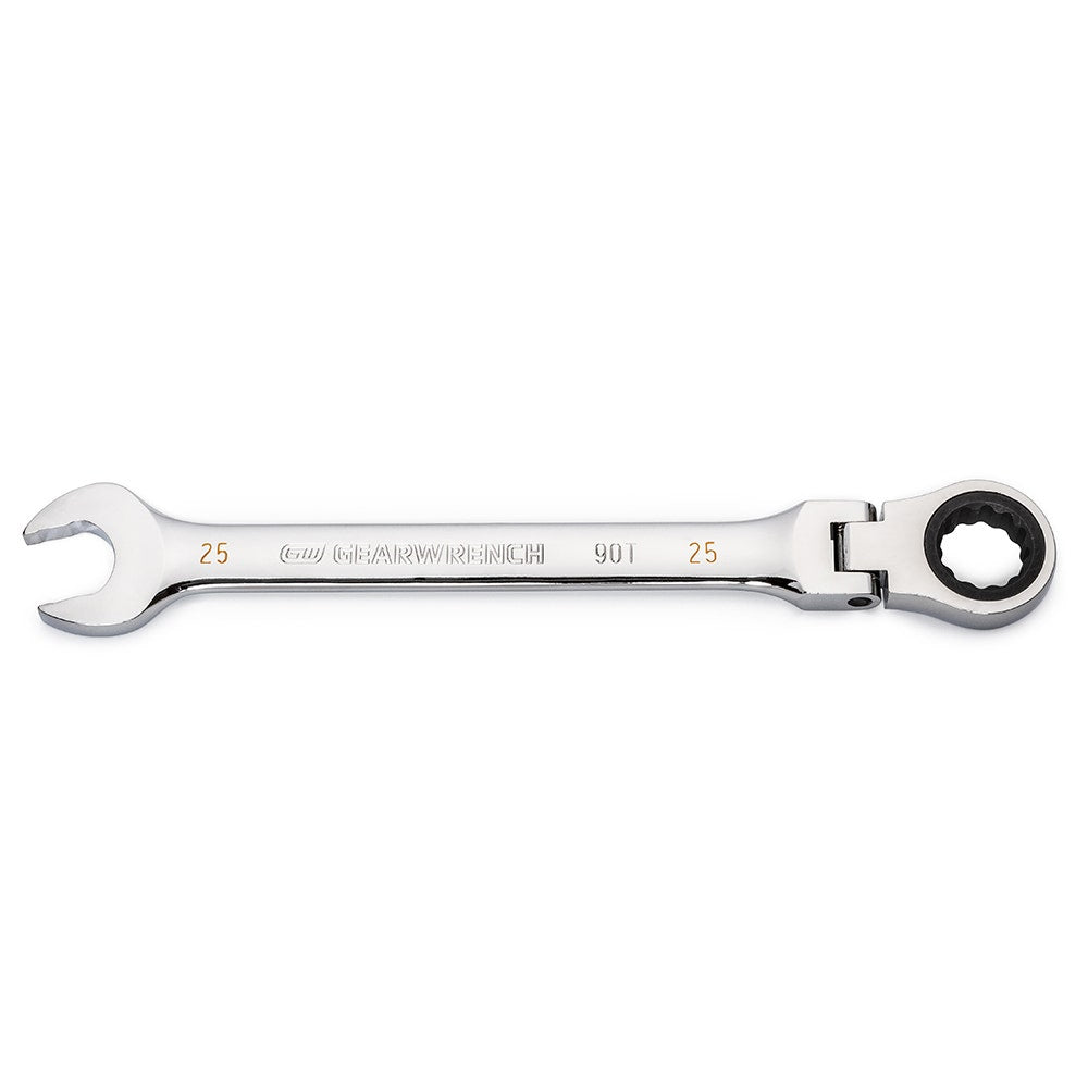 GEARWRENCH 25mm 90T Flexhead Ratcheting Combination Wrench 86725