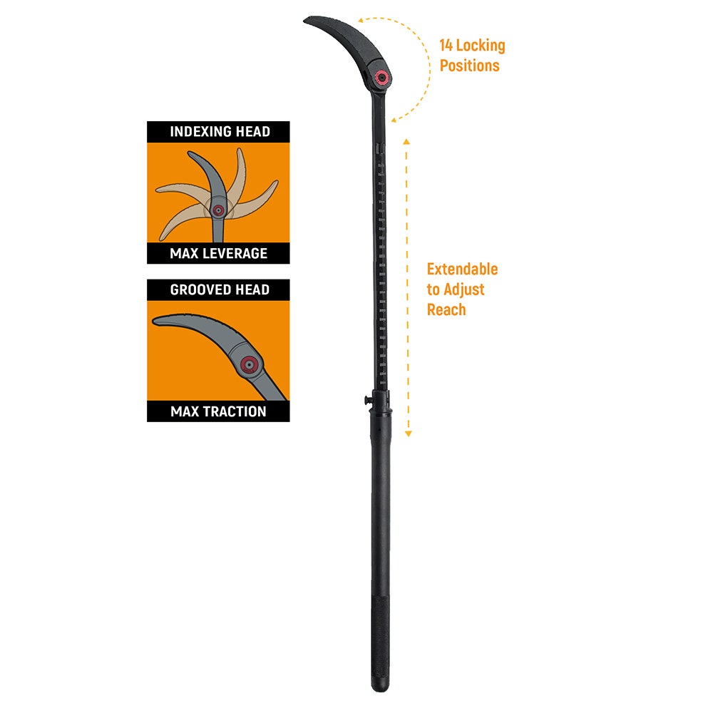 GEARWRENCH 29inch 48inch Indexing Extendable Pry Bar 82248