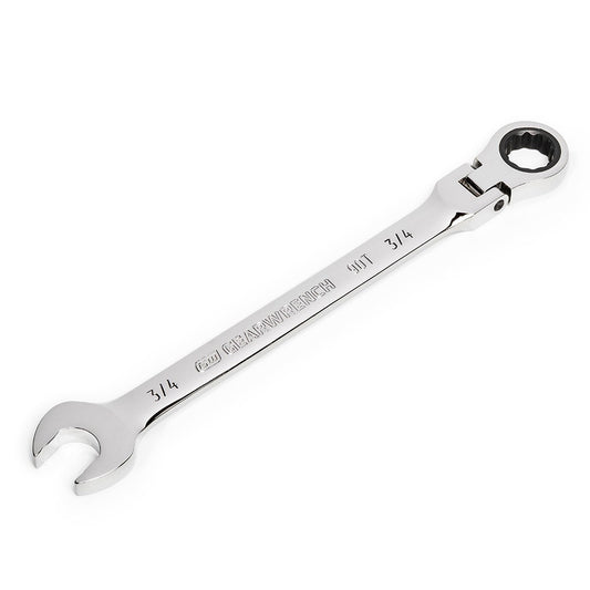 GEARWRENCH 3 4 90T Flexhead Ratcheting Combination Wrench 86749