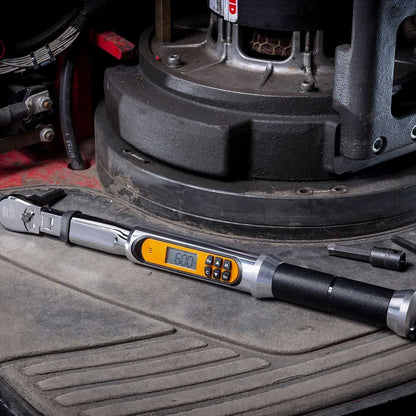 GEARWRENCH 3 8 Drive 13.5-135Nm Flex-Head Electronic Torque Wrench with Angle 85195