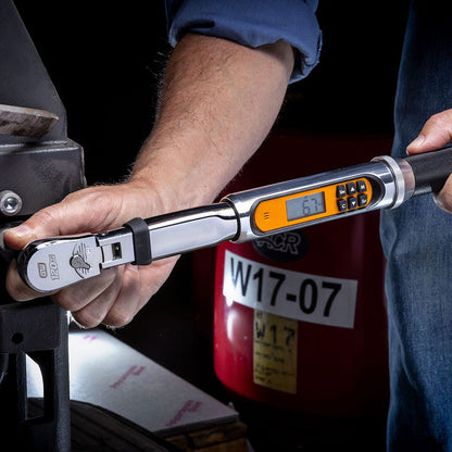 GEARWRENCH 3 8 Drive 13.5-135Nm Flex-Head Electronic Torque Wrench with Angle 85195