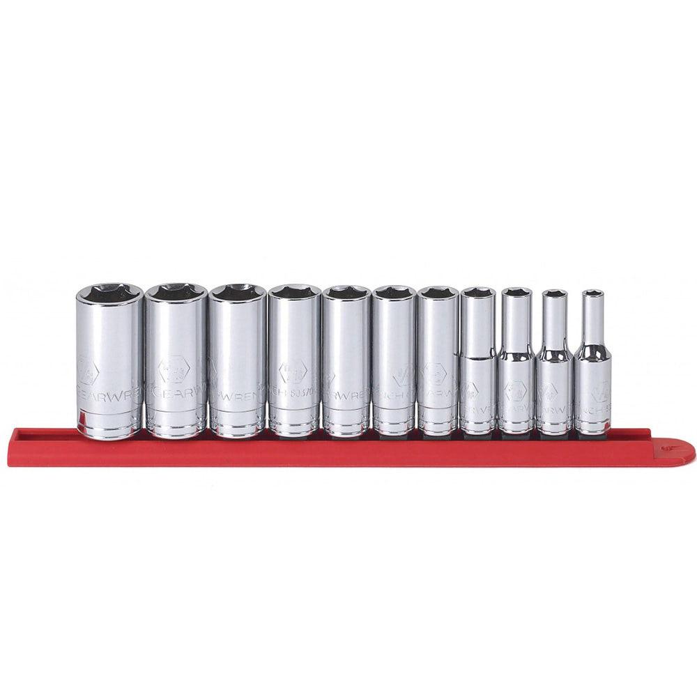 GEARWRENCH 3 8inch Drive Deep AF 6PT Socket Set 11pc 80555