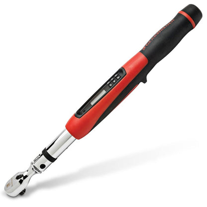 GEARWRENCH 3 8inch Flex Head Electronic Torque Wrench w Angle 10-100 ft lbs 85078