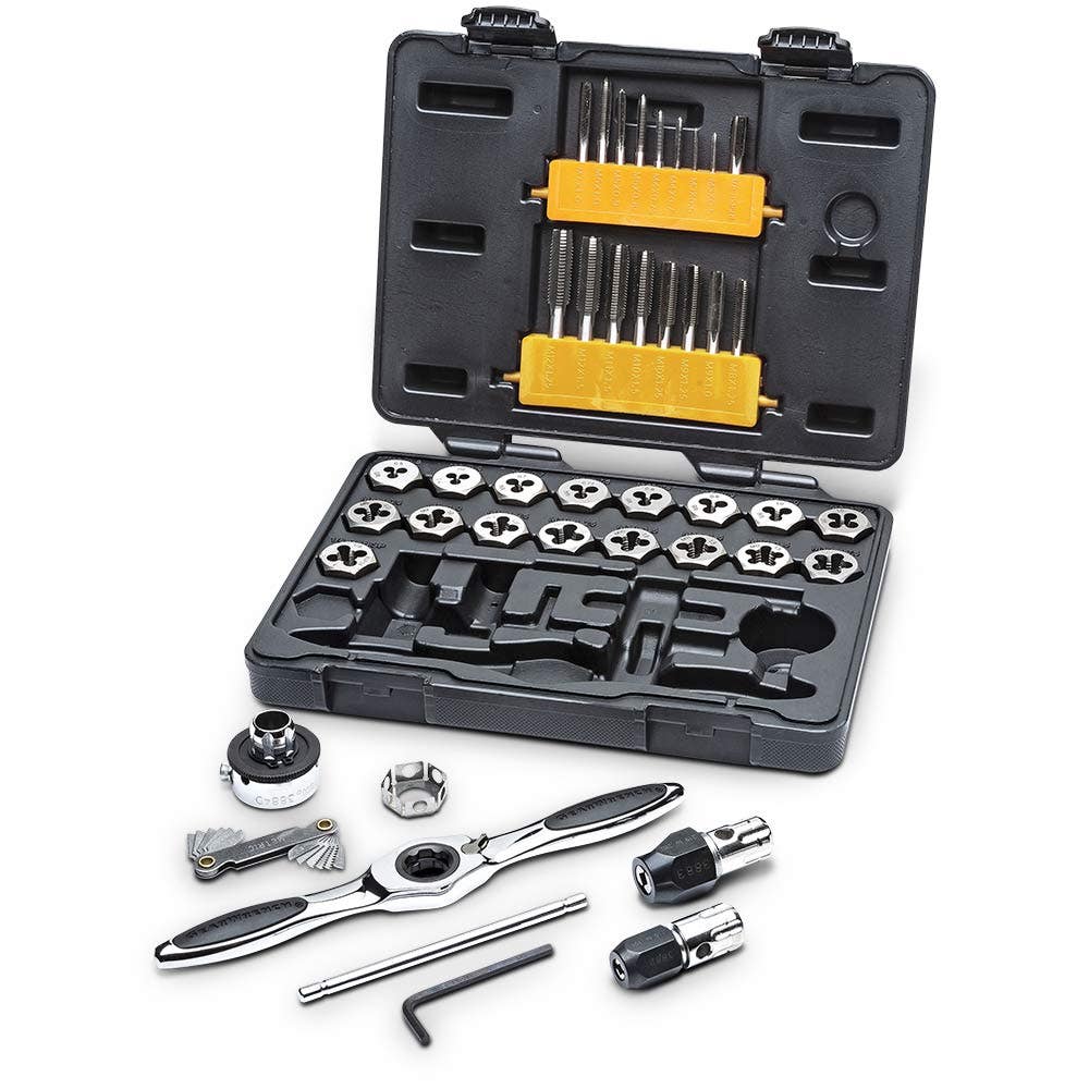 GEARWRENCH 42 Piece Ratcheting Tap and Die Set 3886
