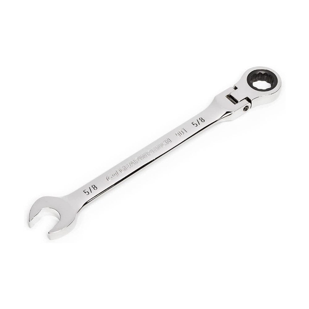 GEARWRENCH 5 8 90T Flexhead Ratcheting Combination Wrench 86747