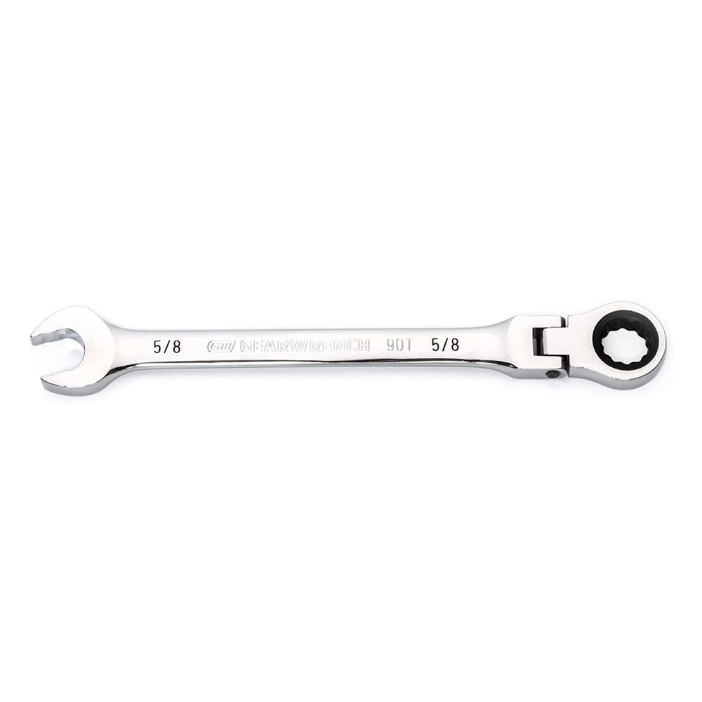 GEARWRENCH 5 8 90T Flexhead Ratcheting Combination Wrench 86747