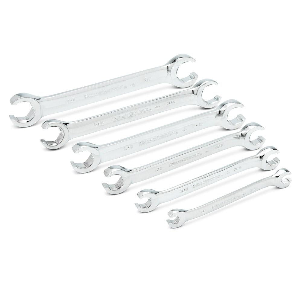 GEARWRENCH 6 Piece Flare Nut AF Spanner Set 81907