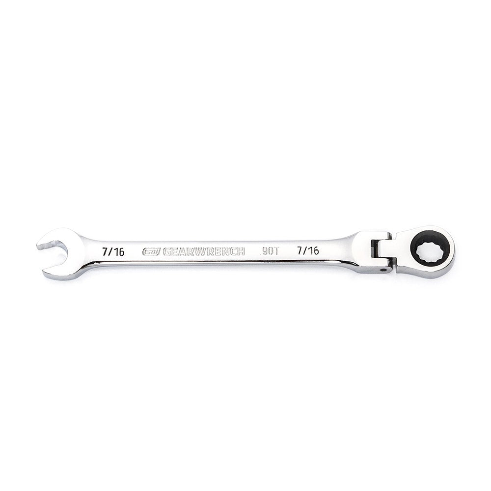GEARWRENCH 7 16 90T Flexhead Ratcheting Combination Wrench 86744