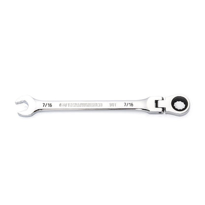 GEARWRENCH 7 16 90T Flexhead Ratcheting Combination Wrench 86744