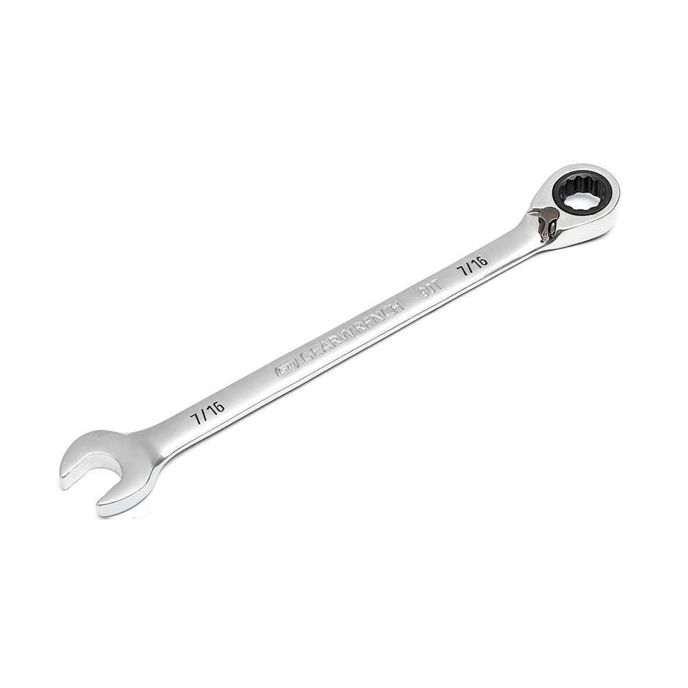 GEARWRENCH 7 16inch 90T R OE Ratcheting Reversible Combination Wrench 86644