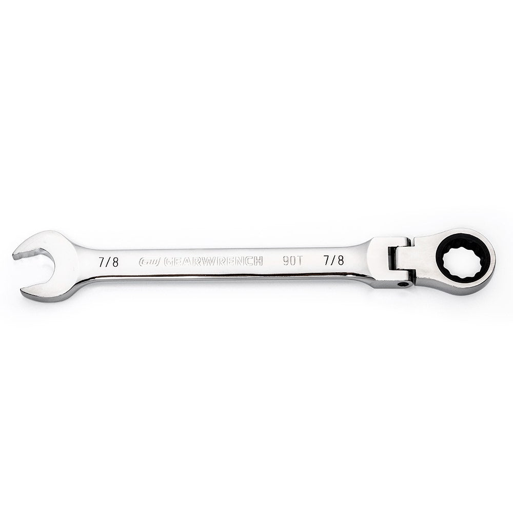GEARWRENCH 7 8 90T Flexhead Ratcheting Combination Wrench 86751