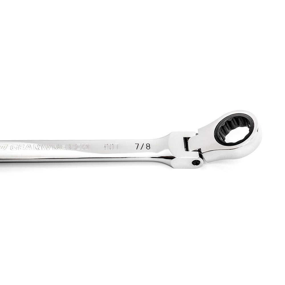 GEARWRENCH 7 8 90T Flexhead Ratcheting Combination Wrench 86751