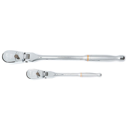 GEARWRENCH 90T Full Polish Flex Head Ratchet Set - 2 Piece 81216T