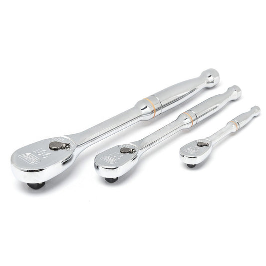 GEARWRENCH 90T Tooth Full Polish Ratchet Set - 3 Piece 81206T