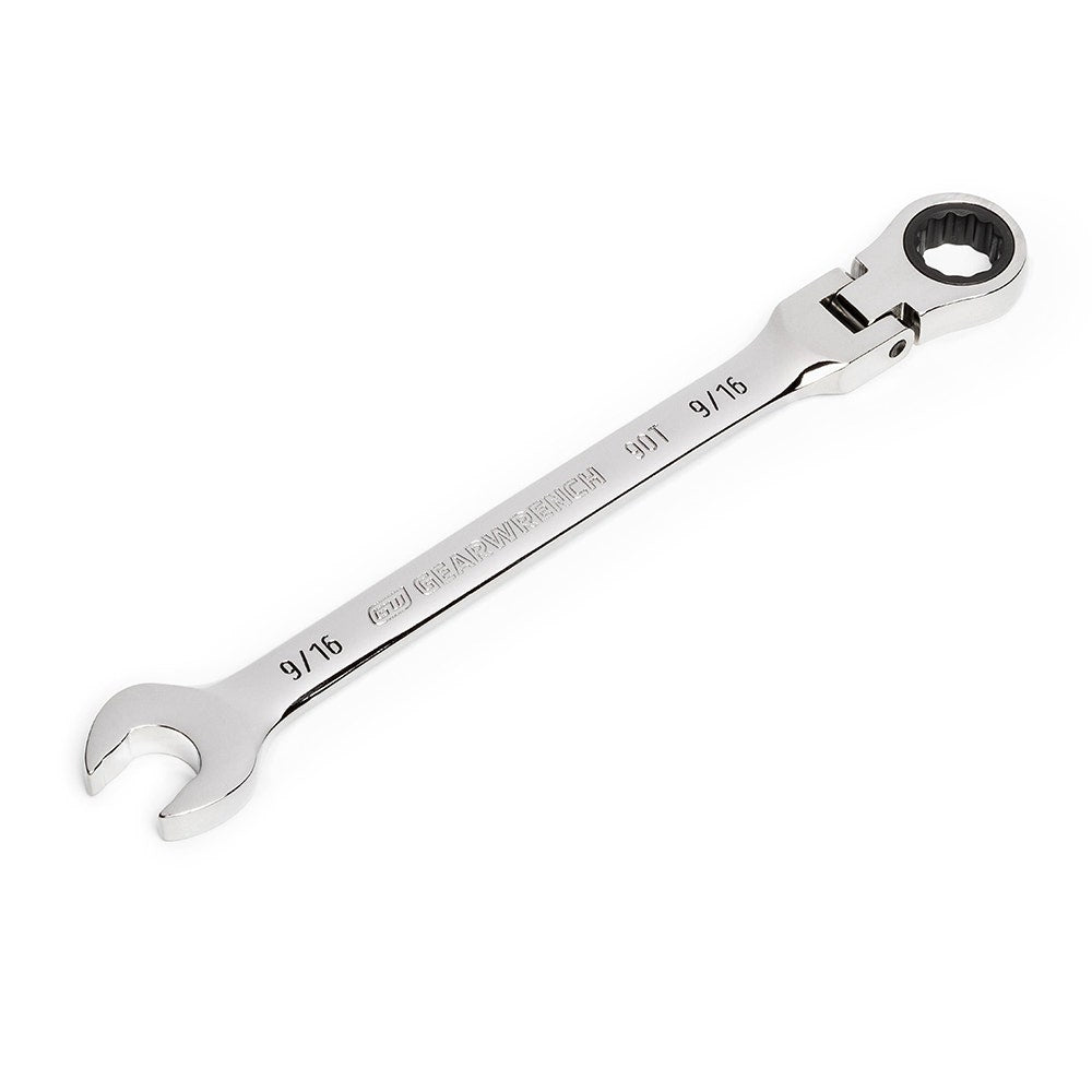 GEARWRENCH 9 16 90T Flexhead Ratcheting Combination Wrench 86746