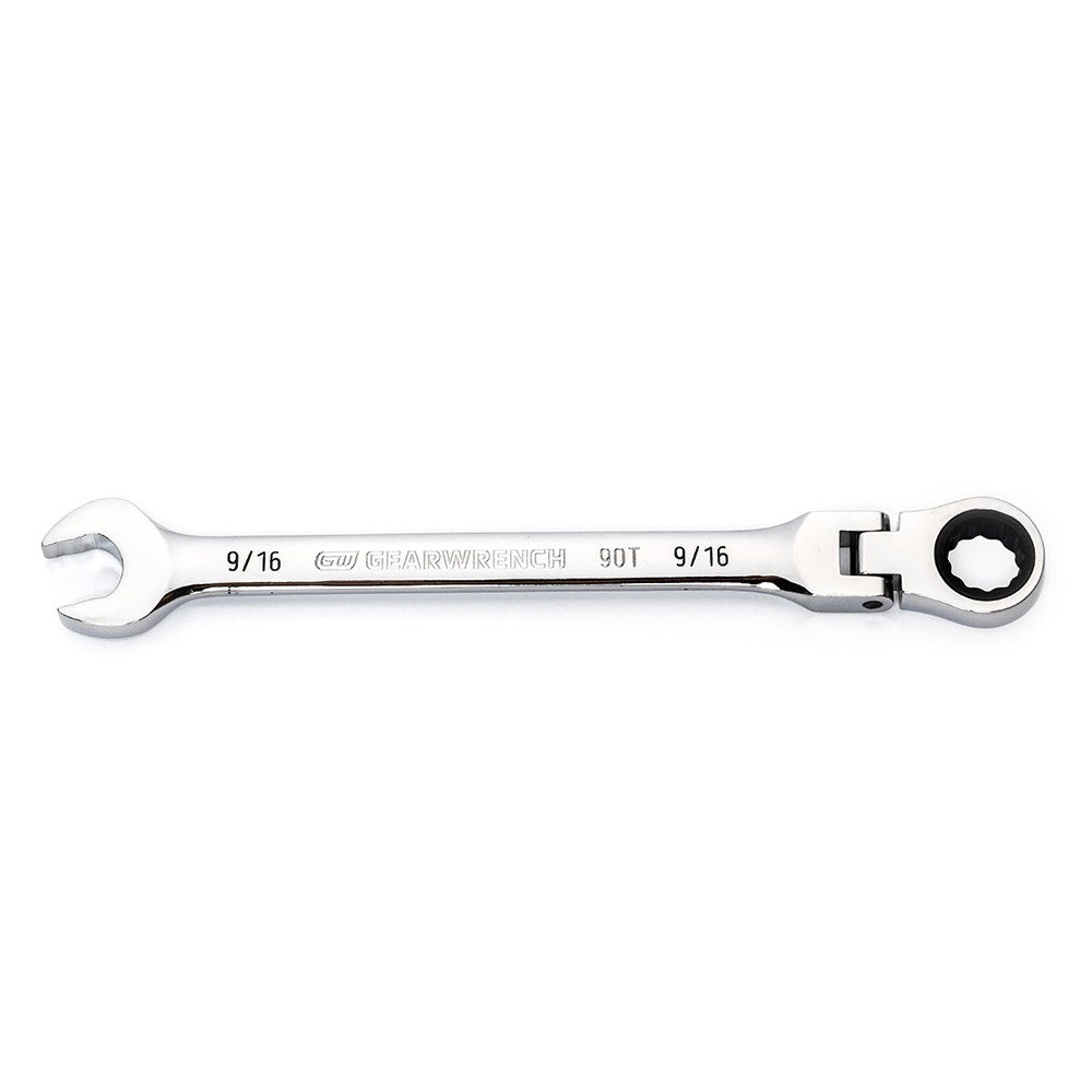 GEARWRENCH 9 16 90T Flexhead Ratcheting Combination Wrench 86746