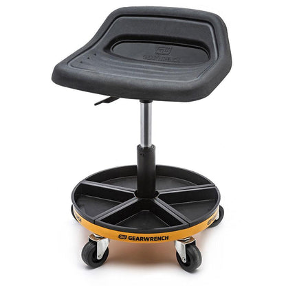 GEARWRENCH Adjustable Height Swivel Mechanics Seat 18inch to 22inch 86994