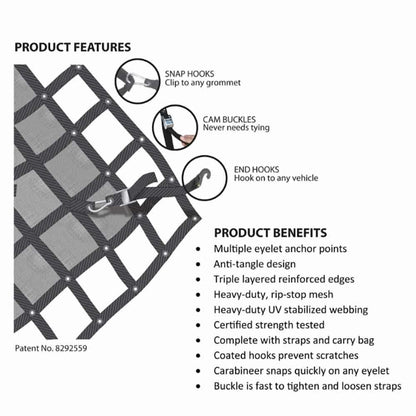GLADIATOR Cargo Net Small 1800 X 1400Mm SGN-300
