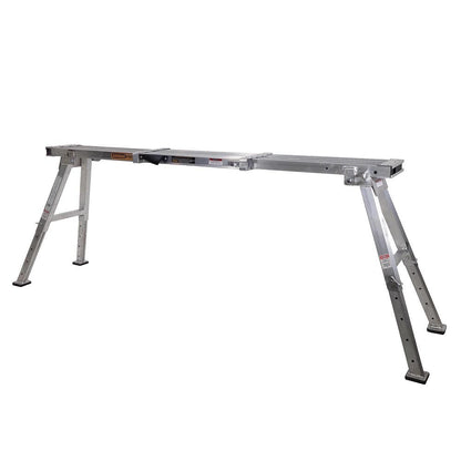 GORILLA Heavy Duty Extendable Work Platform 0.6-0.9m Aluminium 150kg Industrial MW010-I