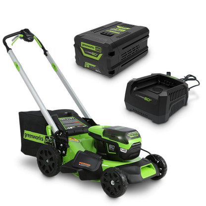 GREENWORKS 60V 1 x 6.0Ah 510mm Lawn Mower Kit 2516407AUVT
