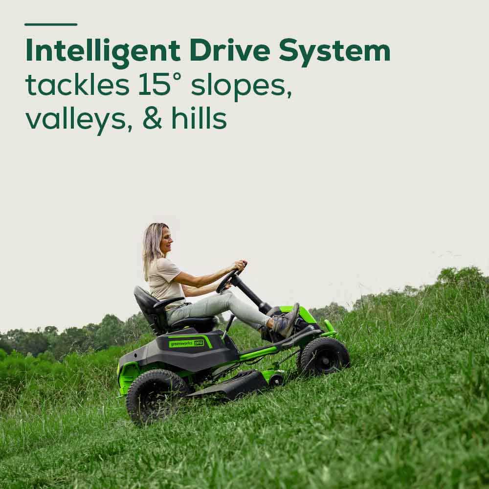 GREENWORKS 6 x 8.0Ah 42 Ride on Mower 7400707AU
