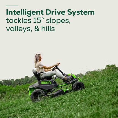 GREENWORKS 6 x 8.0Ah 42 Ride on Mower 7400707AU