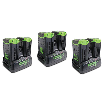 GREENWORKS 6 x 8.0Ah 42 Ride on Mower 7400707AU