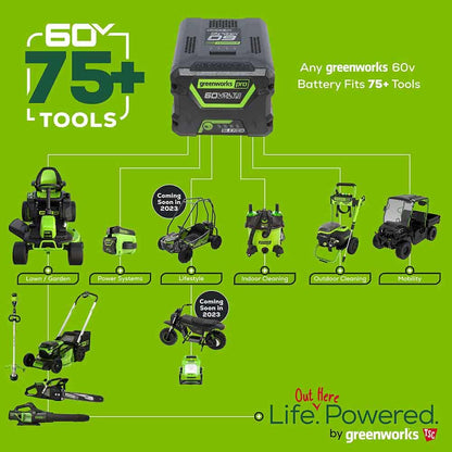 GREENWORKS 6 x 8.0Ah 42 Ride on Mower 7400707AU