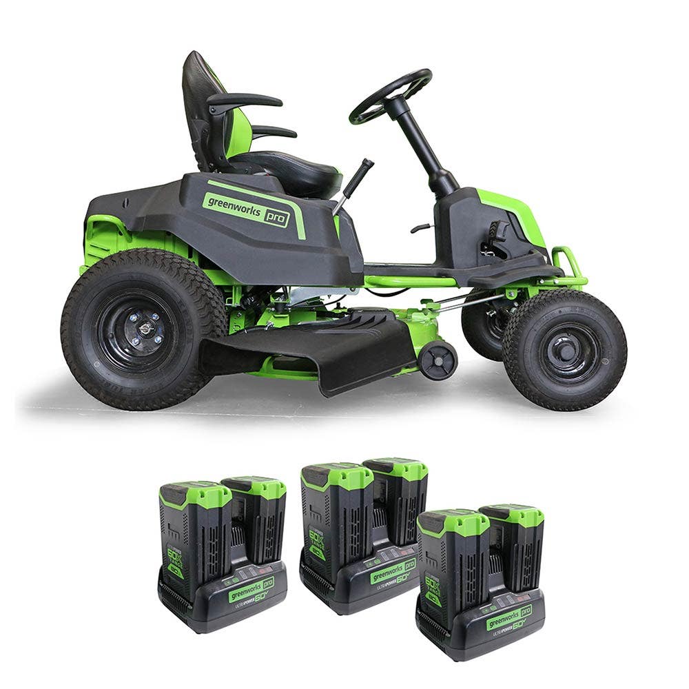 GREENWORKS 6 x 8.0Ah 42 Ride on Mower 7400707AU