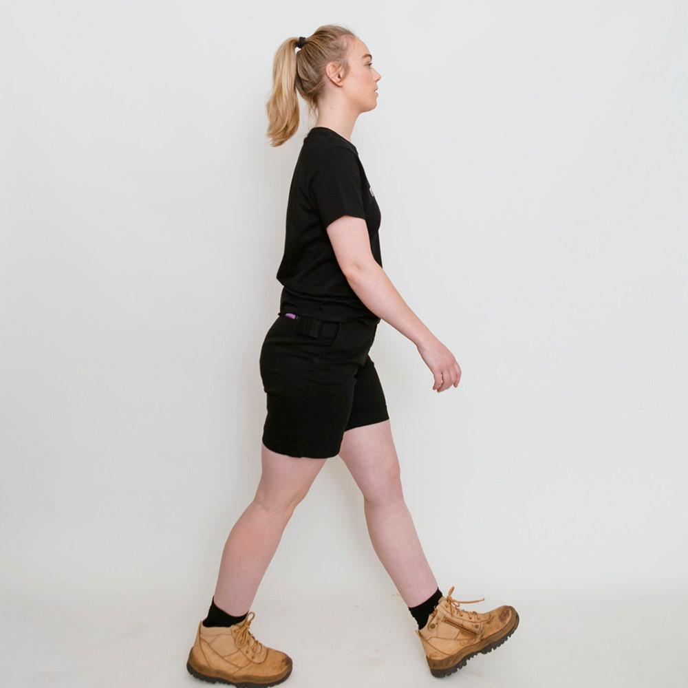 GREEN HIP High Rise Shorts Original Black S-ORIG-BLK 06