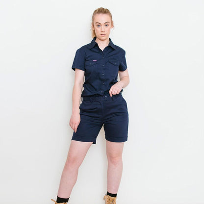 GREEN HIP Light Weight Short Sleeve Ext. Shirt Navy Blue SSS-EXT-B 06