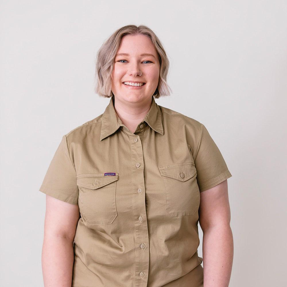 GREEN HIP Light Weight Short Sleeve Ext. Shirt Khaki SSS-EXT-K 06