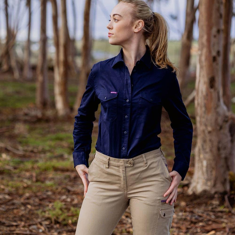 GREEN HIP Light Weight Shirt Ext. Long Sleeve Navy Blue SLS-EXT-B 06