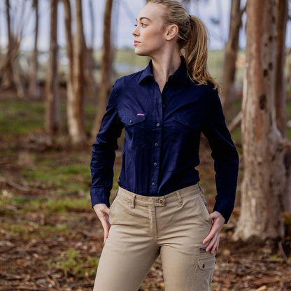 GREEN HIP Light Weight Shirt Ext. Long Sleeve Navy Blue SLS-EXT-B 06