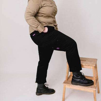 GREEN HIP Mid Rise Pants Give Cargo Black P-GCAR-BLK 06