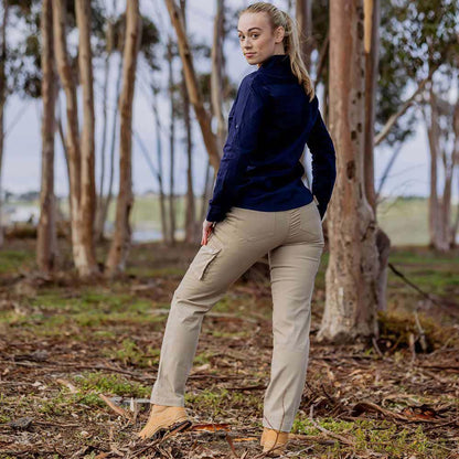 GREEN HIP Mid Rise Pants Give Cargo Khaki P-GCAR-K 06