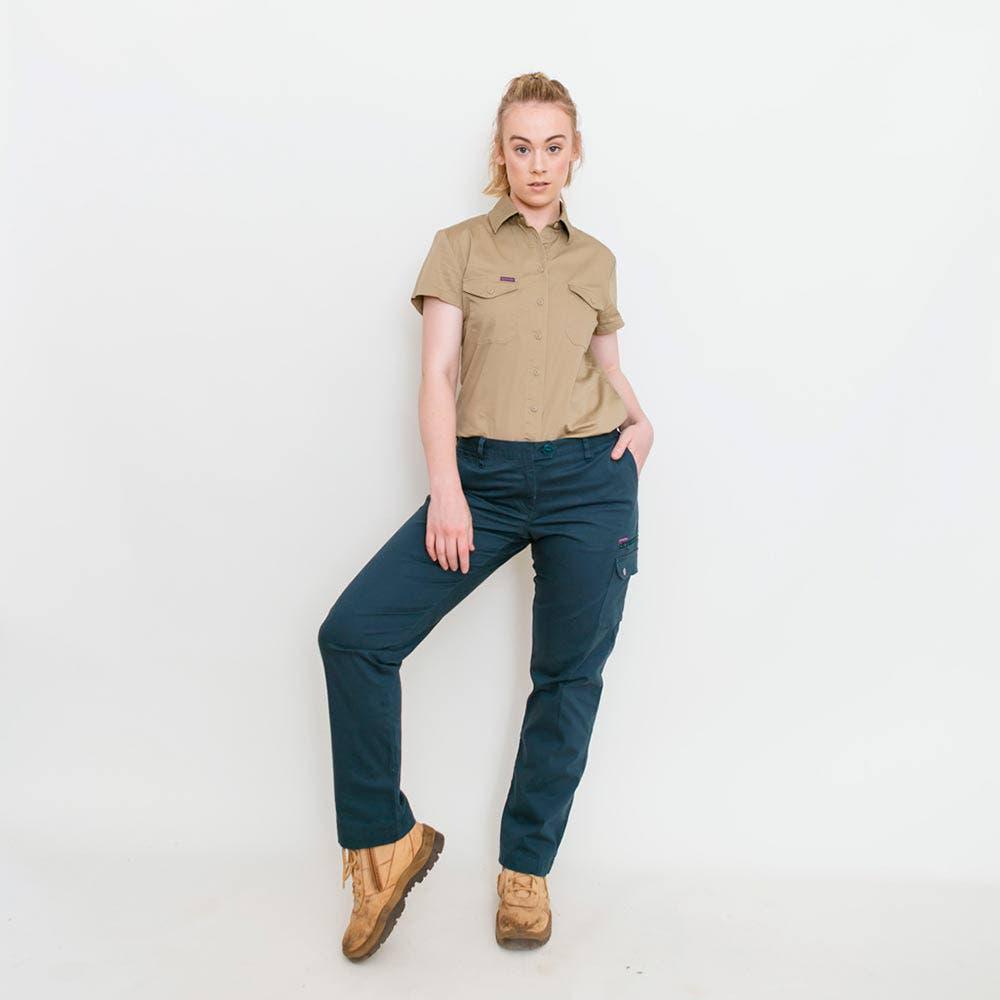 GREEN HIP Mid Rise Pants Give Cargo Gardener Green P-GCAR-G 06