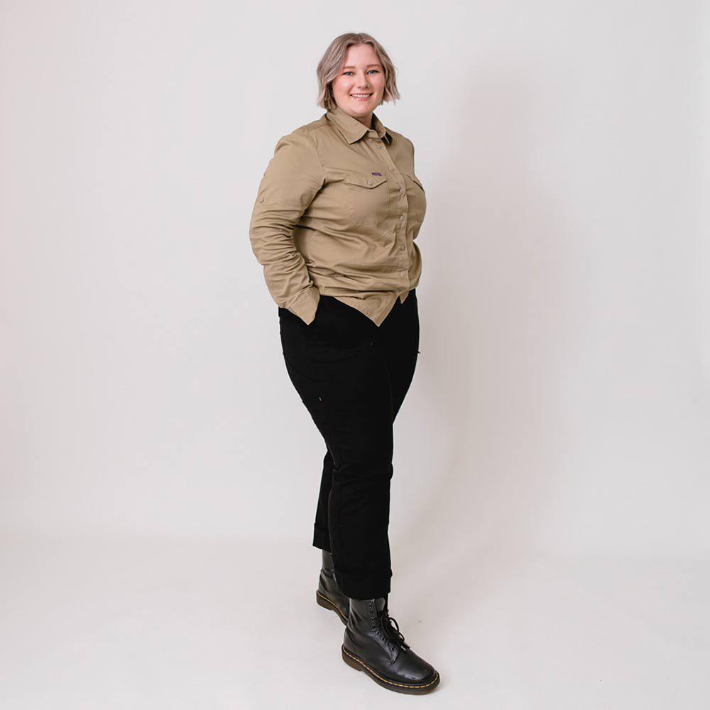 GREEN HIP Mid Rise Pants Give Cargo Black P-GCAR-BLK 06