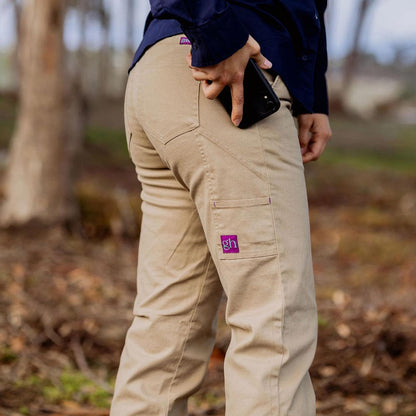 GREEN HIP Mid Rise Pants Give Cargo Khaki P-GCAR-K 06