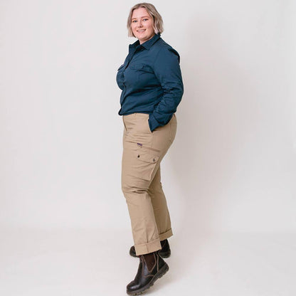 GREEN HIP Mid Rise Pants Give Cargo Khaki P-GCAR-K 06