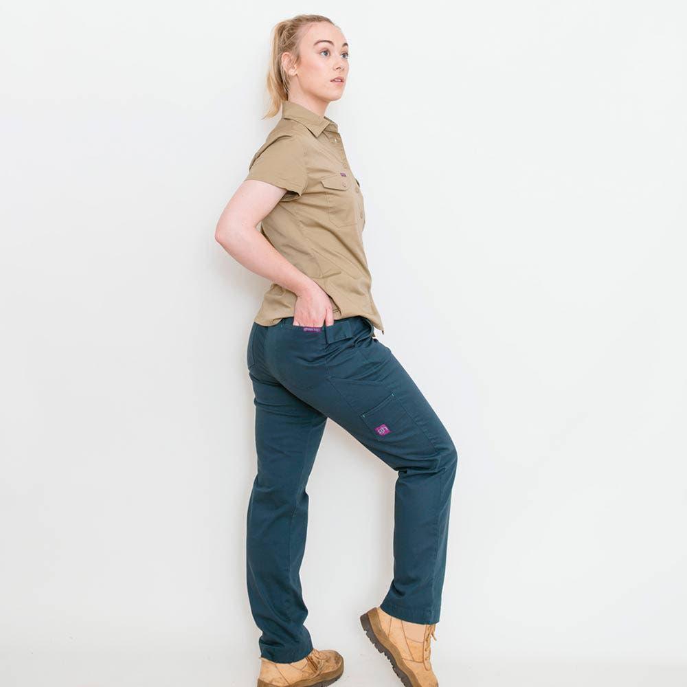 GREEN HIP Mid Rise Pants Give Cargo Gardener Green P-GCAR-G 06