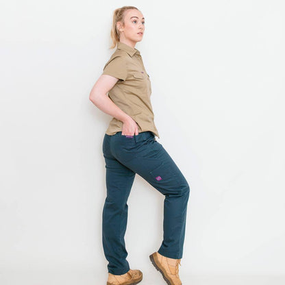 GREEN HIP Mid Rise Pants Give Cargo Gardener Green P-GCAR-G 06